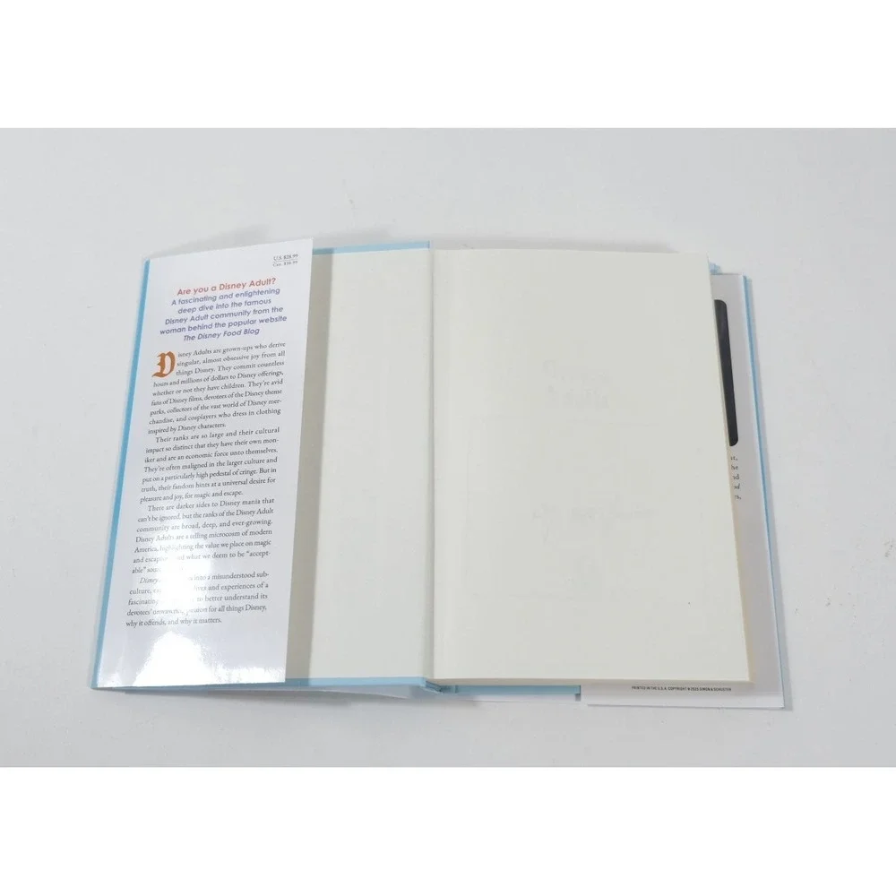 Gallery Books Hardcover Blue Disney Adults AJ Wolfe Signed
